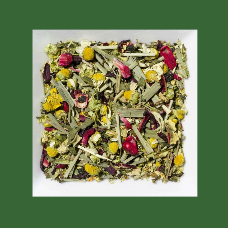 Beerenkräuter Aromatisierte Kräuter Früchteteemischung