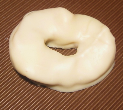 Apfelringe in Schokolade