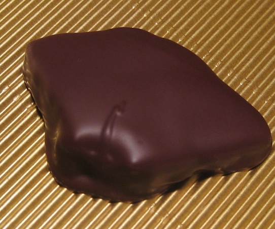 Trockenfrüchte in Schokolade