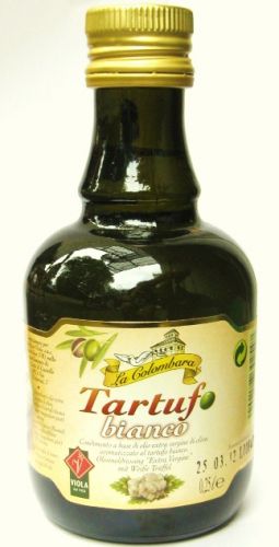 Natives Olivenöl Extra mit weißen Trüffelgeschmack 0,25l Fl.