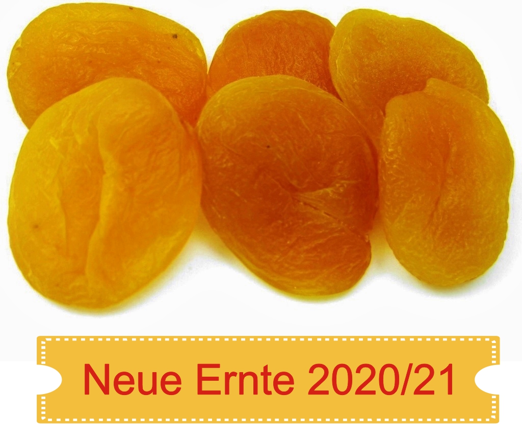 Aprikosen Premium  getrocknet, geschwefelt Ernte 2020/21