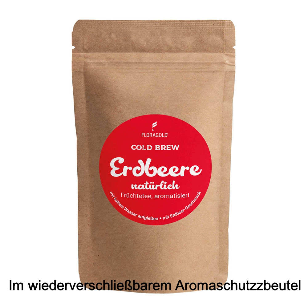 Cold Brew Erdbeere natürlich Früchtetee