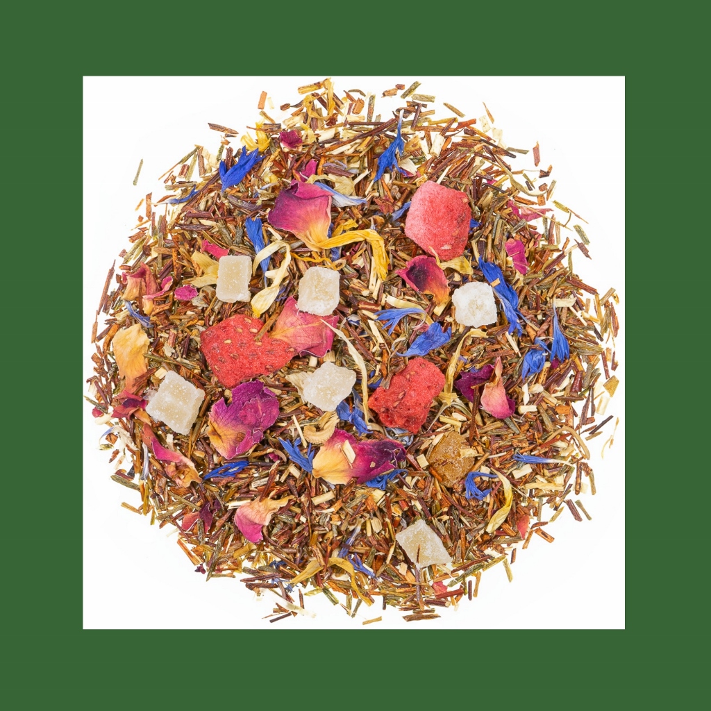 Grüner Rooibusch Erdbeer Mango