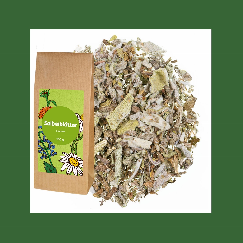 Salbeiblätter geschnitten Kräutertee
