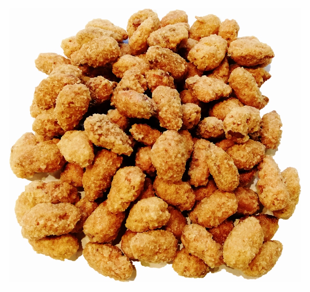 Gebrannte Mandeln mit Marzipan