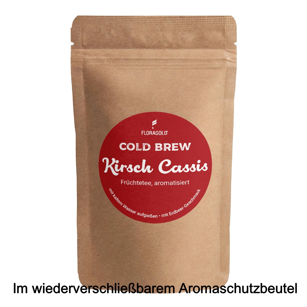 Cold Brew Kirsch Cassis Früchtetee natürlich aromatisiert