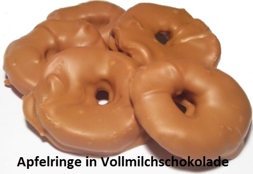 Trockenfrüchte in Schokolade