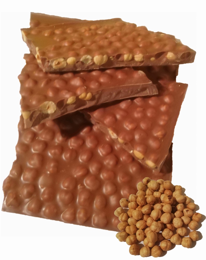 Haselnüsse in Schokolade