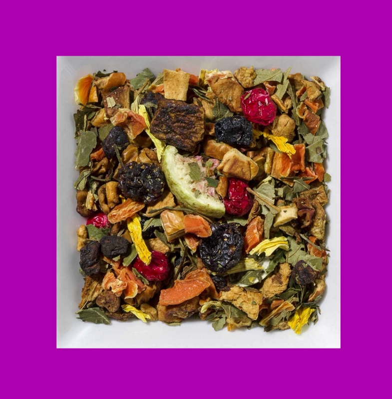 Feige-Birne-Aprikose. Natürlich aromatisierte Früchteteemischung