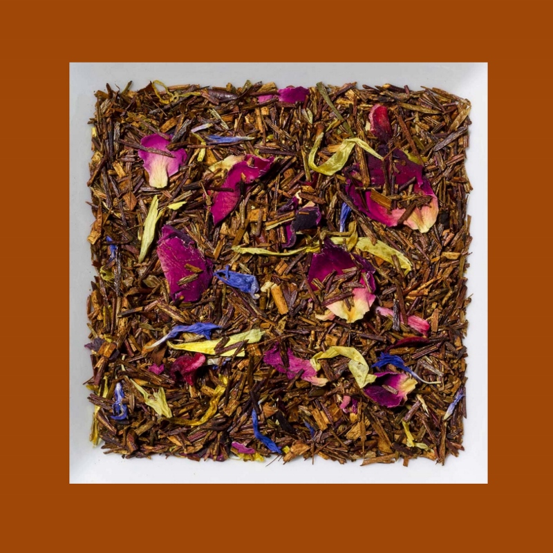 Passionsfrucht-Mango. Aromatisierter Rooibusch-Tee