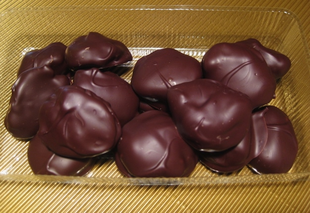 pflaumen in schokolade