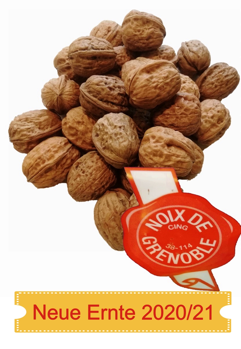 Walnüsse mit Schale Frankreich Ernte 2020/21