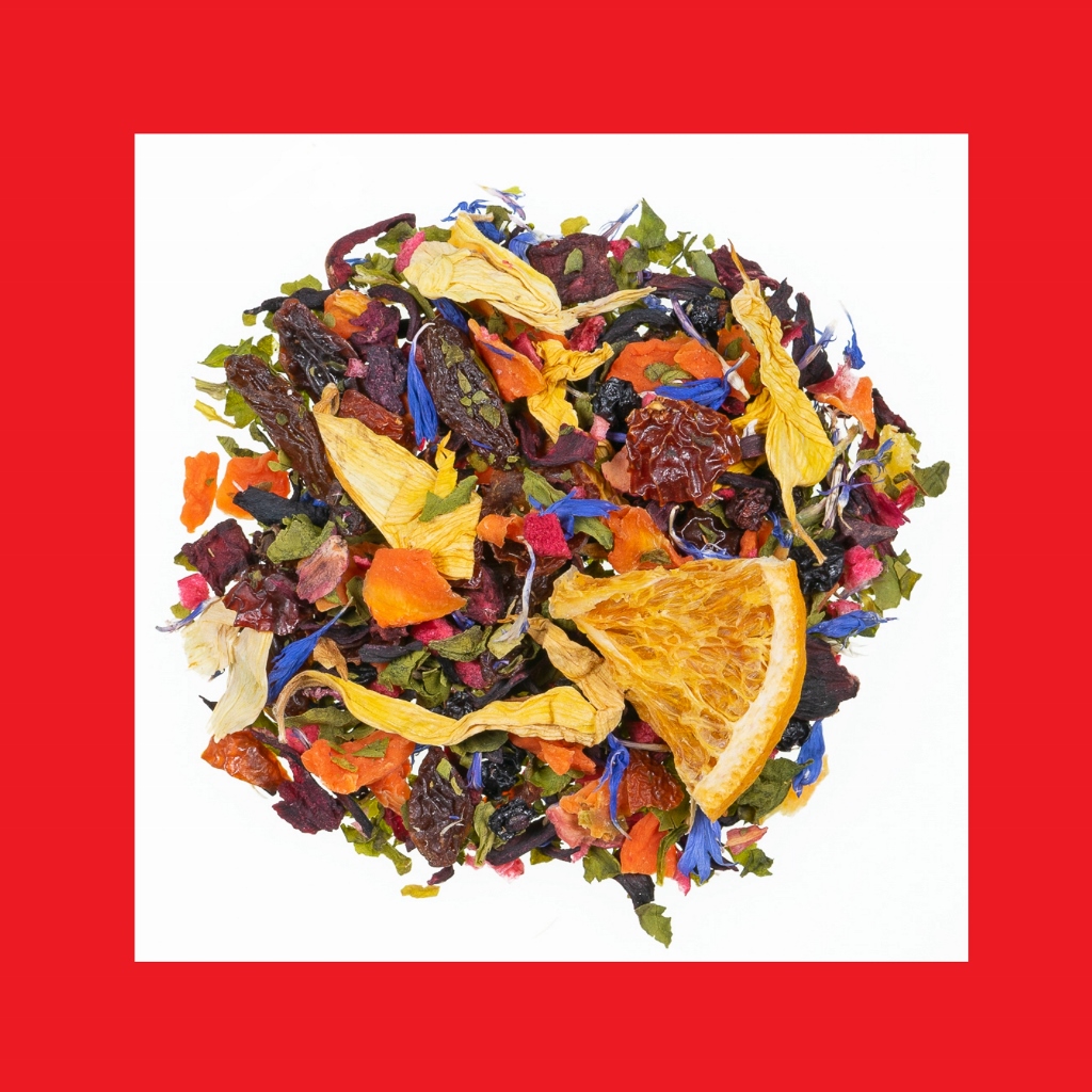 Yuzu Holunderbeeren Früchtetee