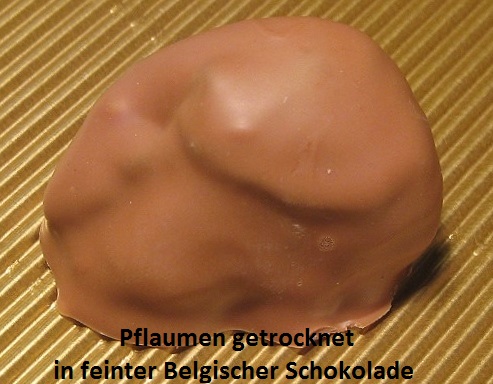 pflaumen in schokolade