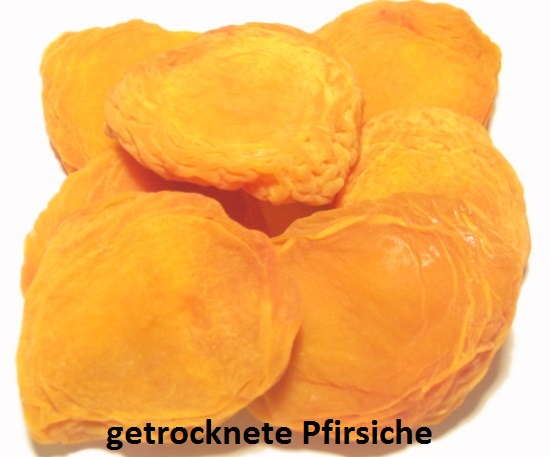 getrocknete Pfirsiche