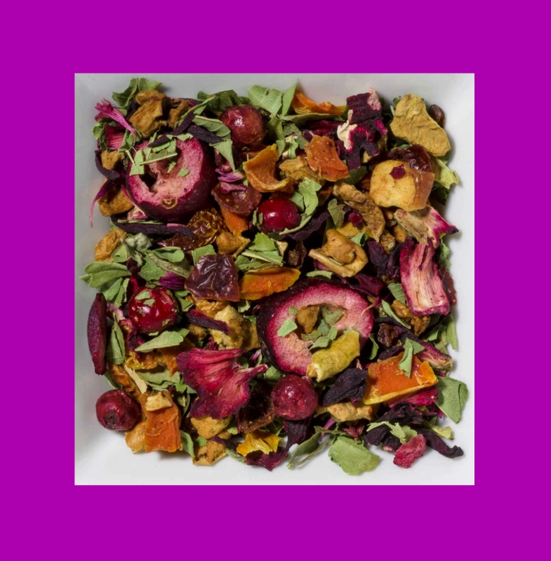 Sanddorn-Preiselbeeretee