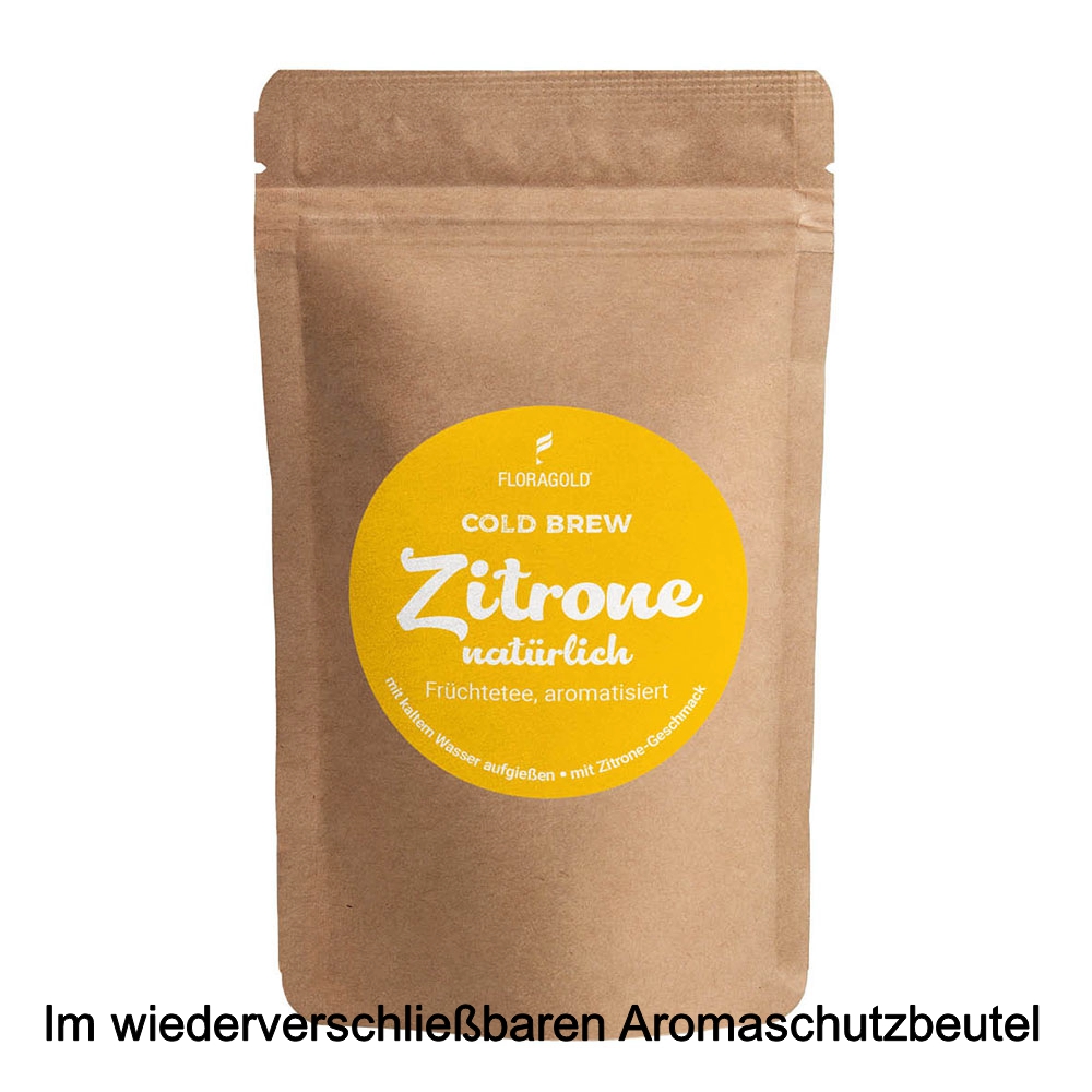 Cold Brew Zitrone natürlich aromatisierter Früchtetee