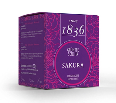 Grüntee Sencha Sakura Kirsch-Note aromatisiert